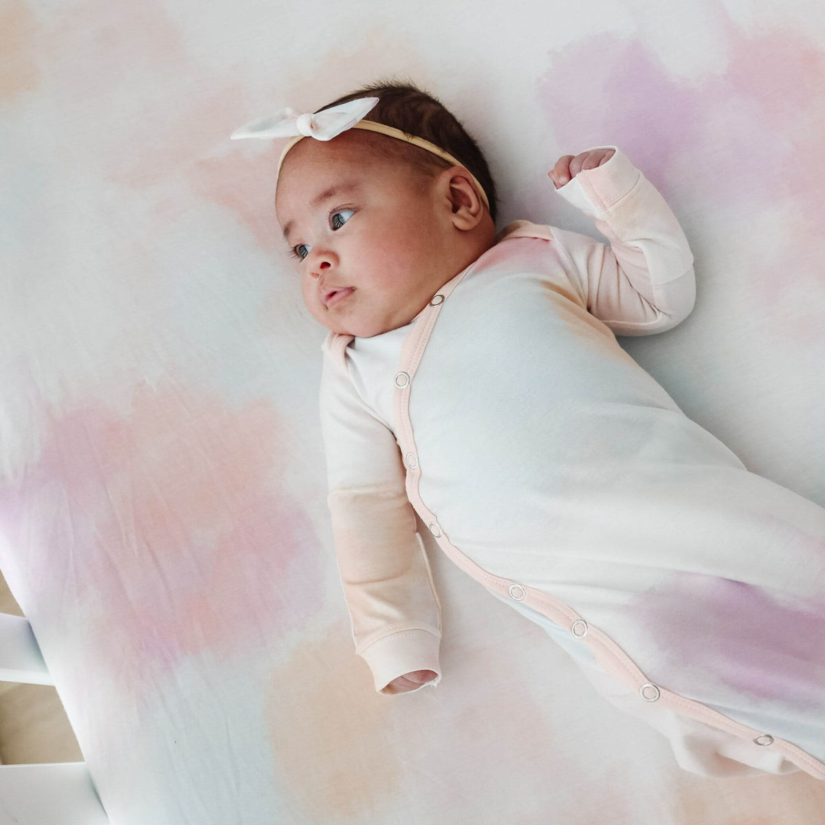 Copper Pearl Newborn Knotted Gown | Nova