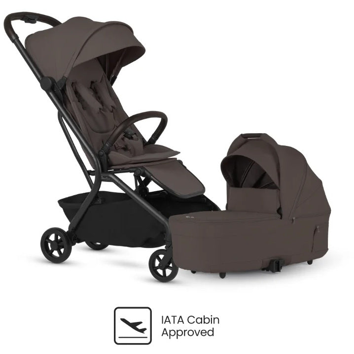 Load image into Gallery viewer, Silver Cross Nia Compact Stroller + Folding Bassinet Bundle
