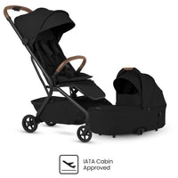 Silver Cross Nia Compact Stroller + Folding Bassinet Bundle