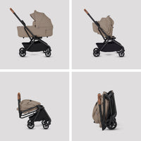 Silver Cross Nia Compact Stroller + Folding Bassinet Bundle