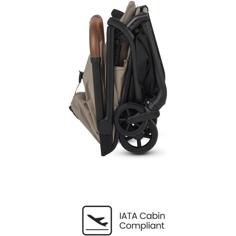 Load image into Gallery viewer, Silver Cross Nia Compact Stroller + Folding Bassinet Bundle
