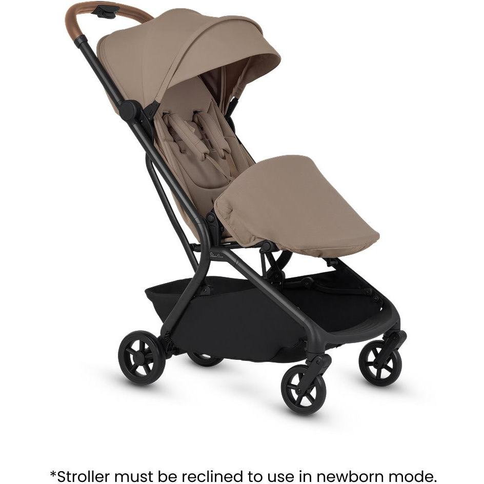 Silver Cross Nia Compact Stroller + Folding Bassinet Bundle