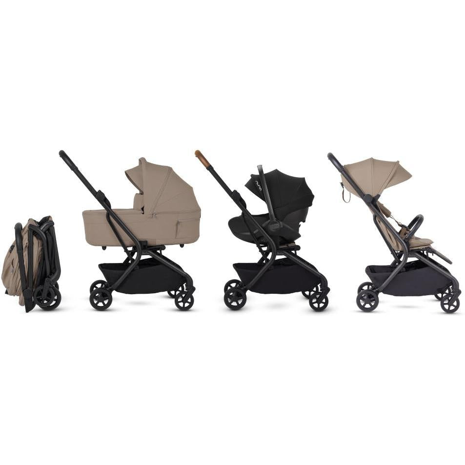 Silver Cross Nia Compact Stroller + Folding Bassinet Bundle