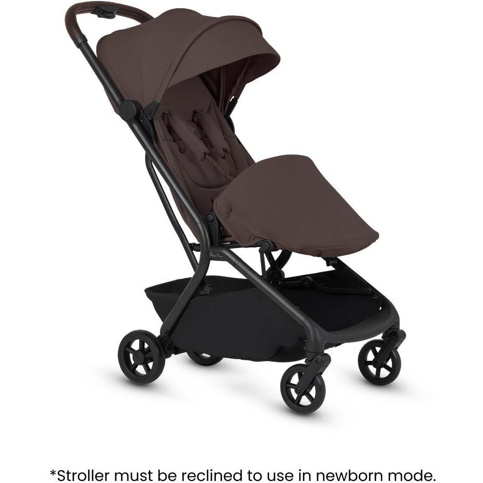Silver Cross Nia Compact Stroller + Folding Bassinet Bundle