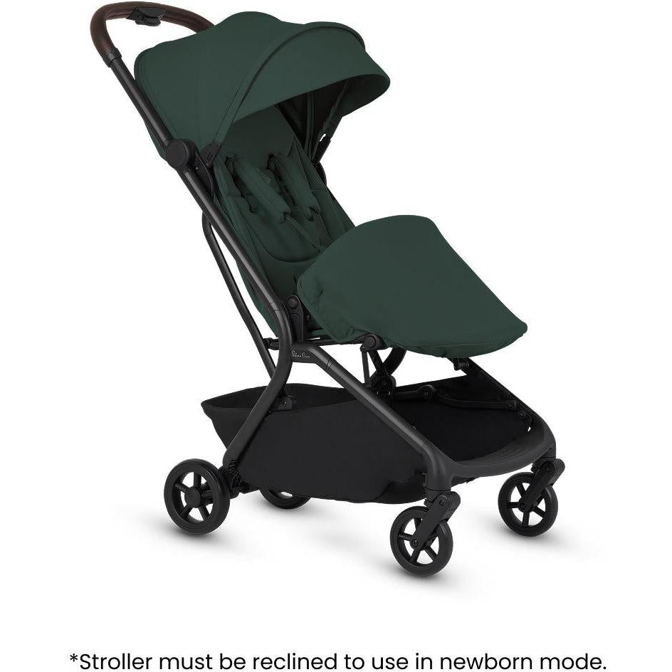 Silver Cross Nia Compact Stroller + Folding Bassinet Bundle
