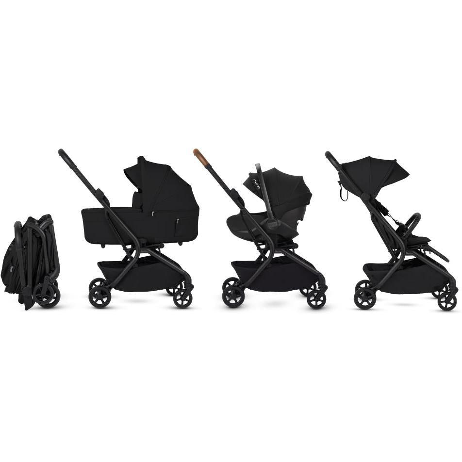 Silver Cross Nia Compact Stroller + Folding Bassinet Bundle