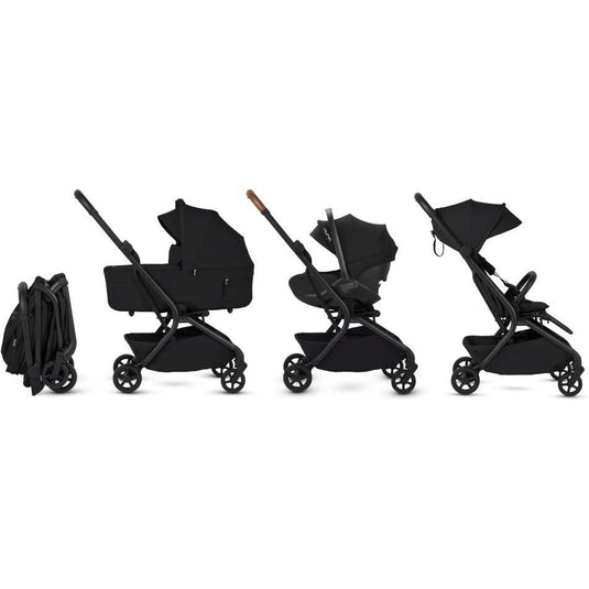 Silver Cross Nia Compact Stroller + Folding Bassinet Bundle