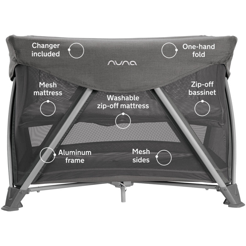 Load image into Gallery viewer, Nuna Sena Aire Playard with Zip-Off Bassinet + Changer
