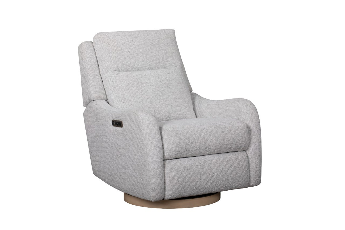 PL Heritage Quinn Power Recliner with Night Light, Wooden Base, Adjustable Headrest & Lumbar Support