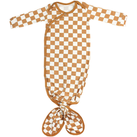 Copper Pearl Newborn Knotted Gown | Rad