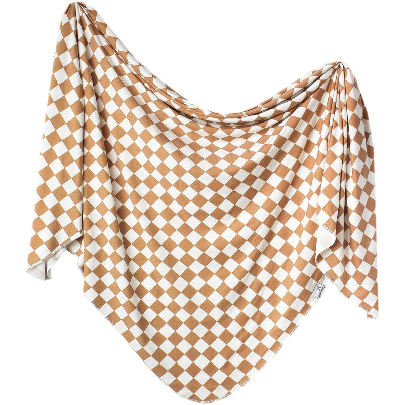 Load image into Gallery viewer, Copper Pearl Knit Swaddle Blanket | Rad
