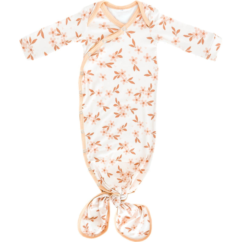 Load image into Gallery viewer, Copper Pearl Newborn Knotted Gown | Rue
