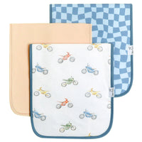 Copper Pearl 3 Pack Premium Burp Cloths | Ryder