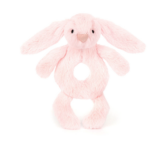 Jellycat Ring Rattle Bashful Pink Bunny