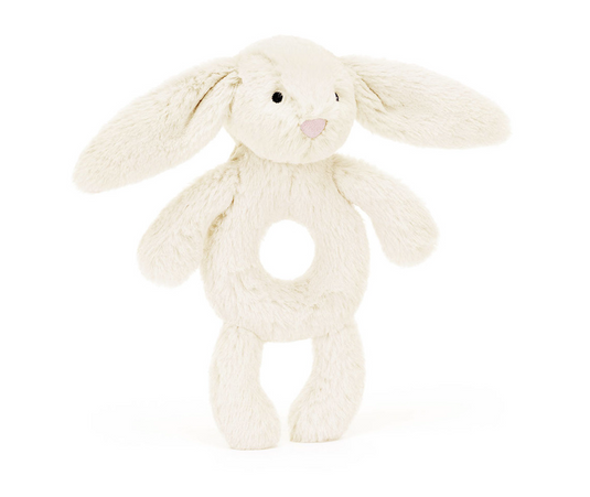 Jellycat Ring Rattle Bashful Cream Bunny