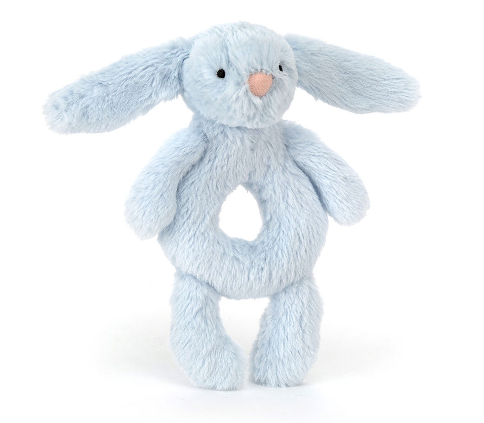 Jellycat Ring Rattle Blue Bunny