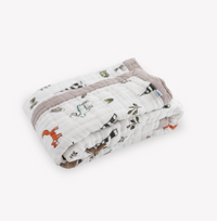 Little Unicorn Cotton Muslin Quilt - Forest Friends