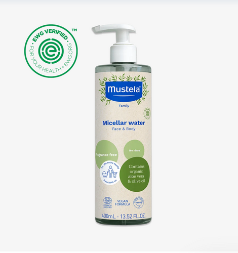 Mustela Organic Micellar Water with Olive Oil and Aloe
