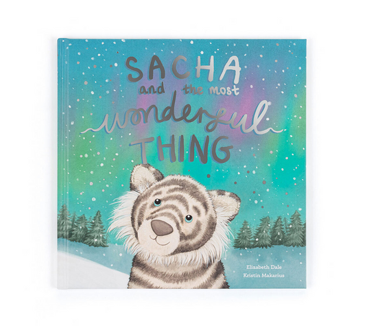 Jellycat Sacha and the Most Moderful Thing Book