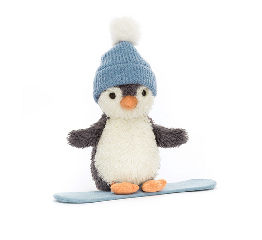 Jellycat Peanut Penguin Snowboarding Small