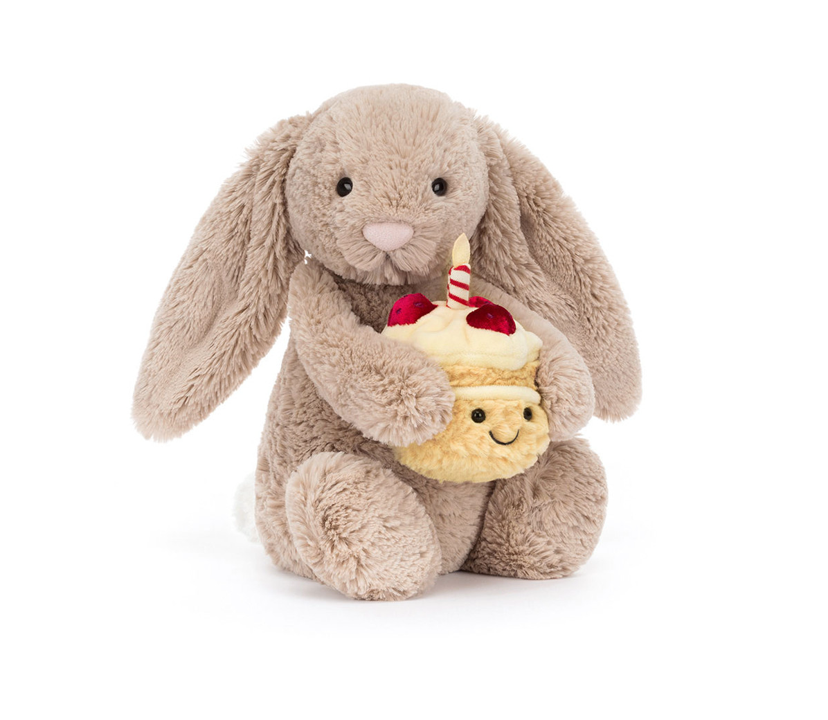Jellycat Bashful Beige Bunny 'Birthday'