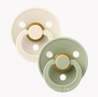 Bibs Pacifier Size 1 - Ivory / Sage