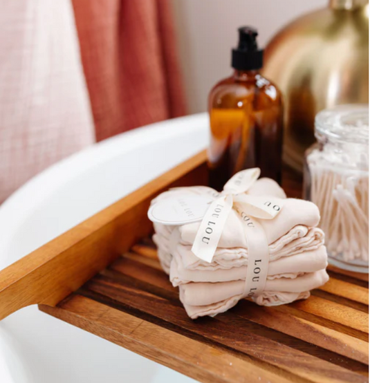 Lou Lou + Co Washcloths Cream