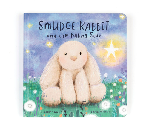 Jellycat Smudge Rabbit & Falling Star Book