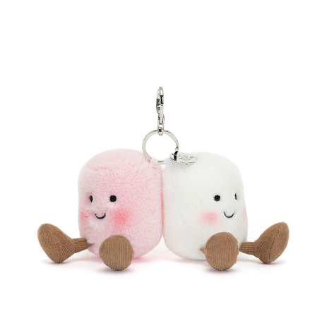 Jellycat Amuseables Pair of Marshmallows Bag Charm