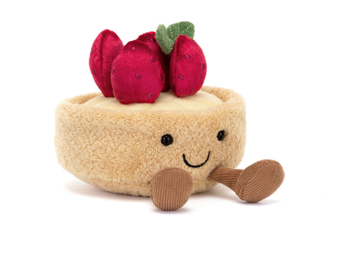 Jellycat Amuseables Fleurette Tarte Aux Fraises