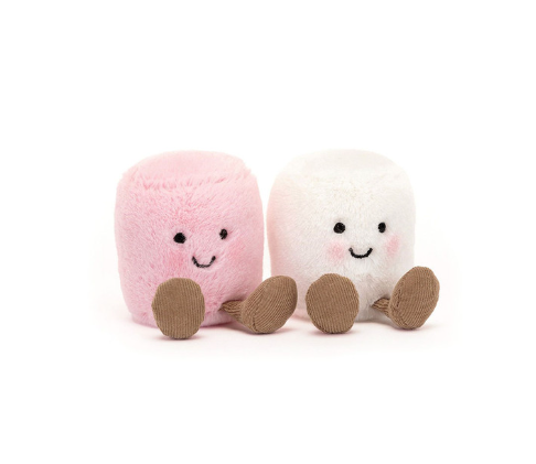 Jellycat Amuseables Pink and White Marshmallows