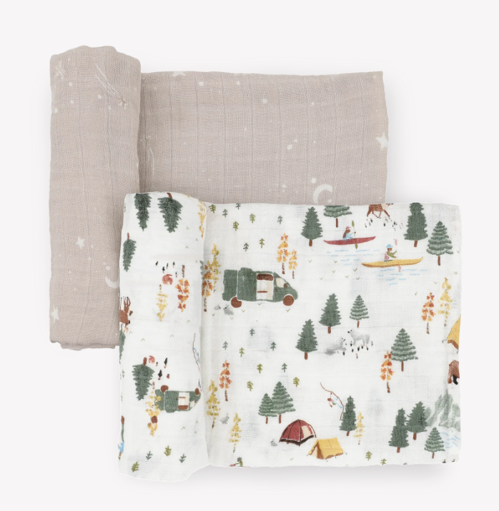 Little Unicorn Swaddle 2PK Organic Alpine