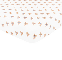 Bamboo Crib Sheet - Teddy Bear