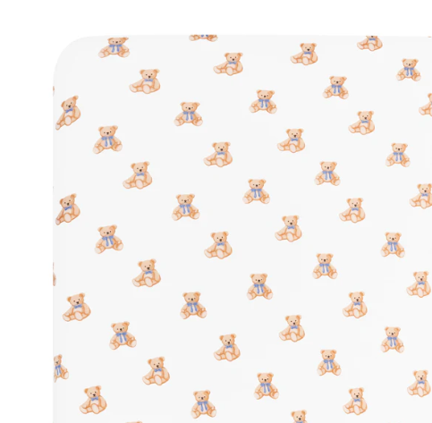 Bamboo Crib Sheet - Teddy Bear