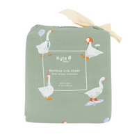 Kyte Baby Bamboo Crib Sheet - Silly Goose