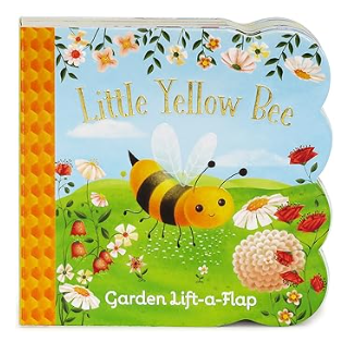 Little Yellow Bee Chunky Lift-a-Flap Board Book by Ginger Swift