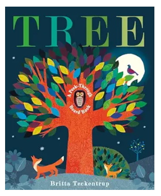 Tree: A Peek Board Book by Britta Teckentrup