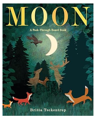 Moon: A Peek Through Board Book by Britta Teckentrup