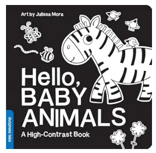 Hello, Baby Animals: A High-Contrast Book by duopress labs