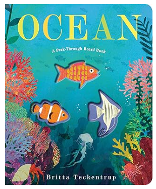 Ocean: A Peek-Through Board Book by Britta Teckentrup