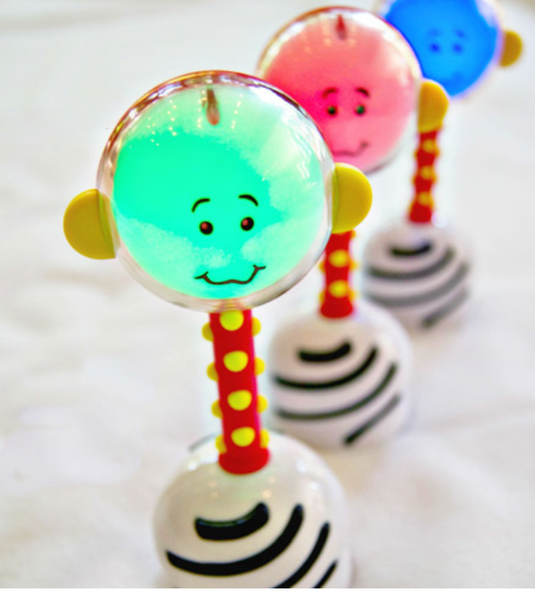 NogginStik Developmental Light Up Rattle