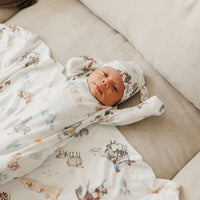 Copper Pearl Knit Swaddle Blanket | Boone