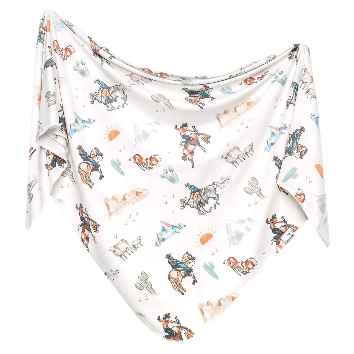 Copper Pearl Knit Swaddle Blanket | Boone