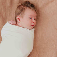 Copper Pearl Knit Swaddle Blanket | Cru
