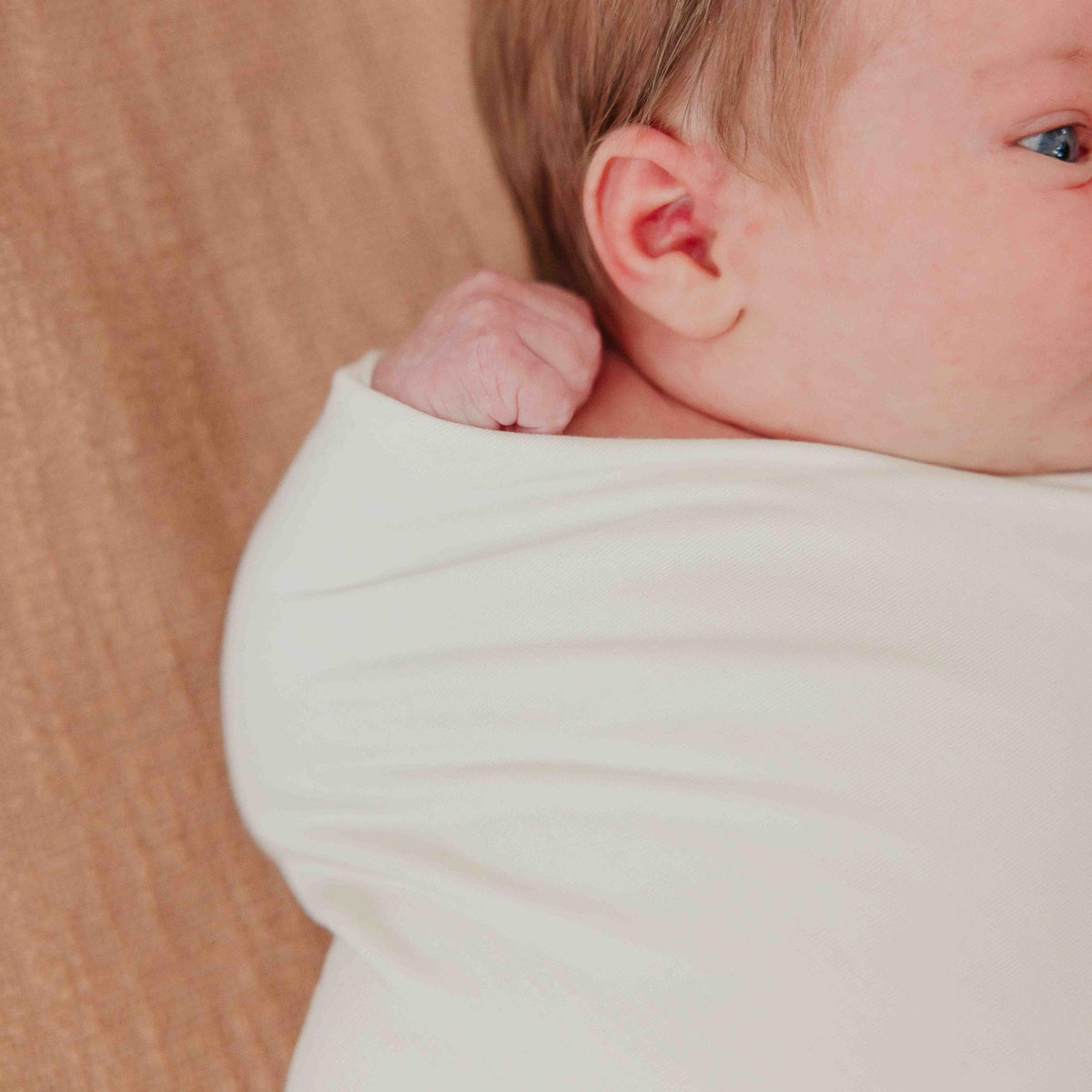 Copper Pearl Knit Swaddle Blanket | Cru