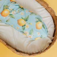 Copper Pearl Knit Swaddle Blanket | Melody