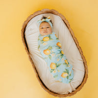 Copper Pearl Knit Swaddle Blanket | Melody