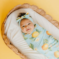 Copper Pearl Knit Swaddle Blanket | Melody