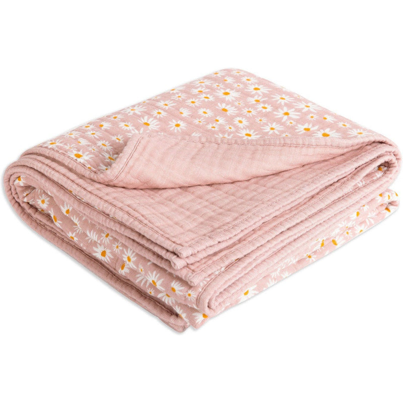 Load image into Gallery viewer, Babyletto Daisy Muslin Quilt in GOTS Certified Organic Cotton
