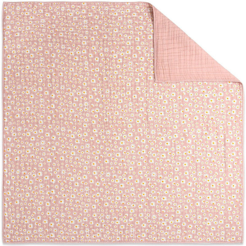 Load image into Gallery viewer, Babyletto Daisy Muslin Quilt in GOTS Certified Organic Cotton
